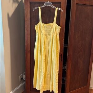 Banana Republic Yellow Maxi Dress